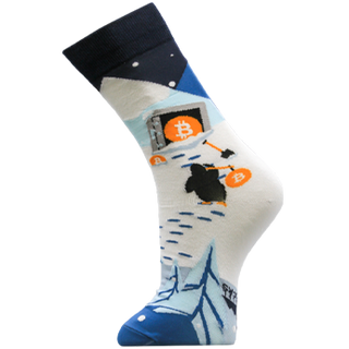 Bunte lustige Socken mit dem Name Cold Storage von MtSocks