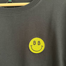 Load image into Gallery viewer, Happy Bitcoin Smiley Shirt - Black
