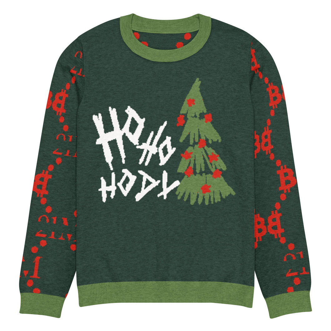 HO-HO-HODL Bitcoin Ugly Christmas Sweater 2025
