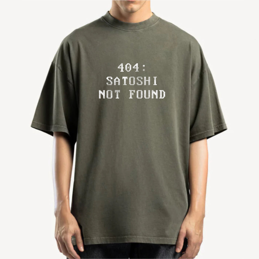 Oversized Shirt - 404 Satoshi
