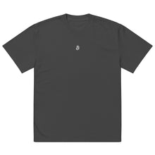 Load image into Gallery viewer, Bitcoin Logo Oversized Shirt - Dark Grey
