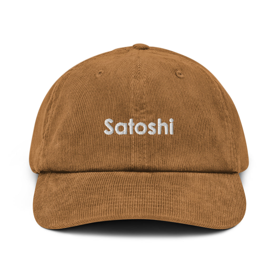 Satoshi Cord Cap - Camel