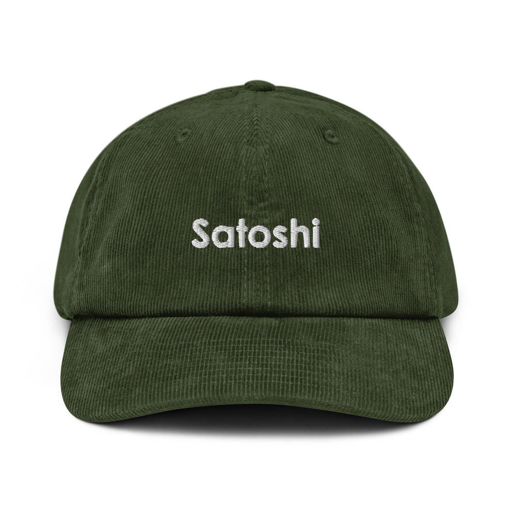 Satoshi Cord Cap - Olive