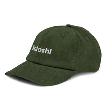 Load image into Gallery viewer, Satoshi Cord Cap - Olive
