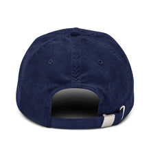 Load image into Gallery viewer, Satoshi Cord Cap - Navy
