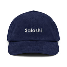 Lade das Bild in den Galerie-Viewer, Satoshi Cord Cap - Navy
